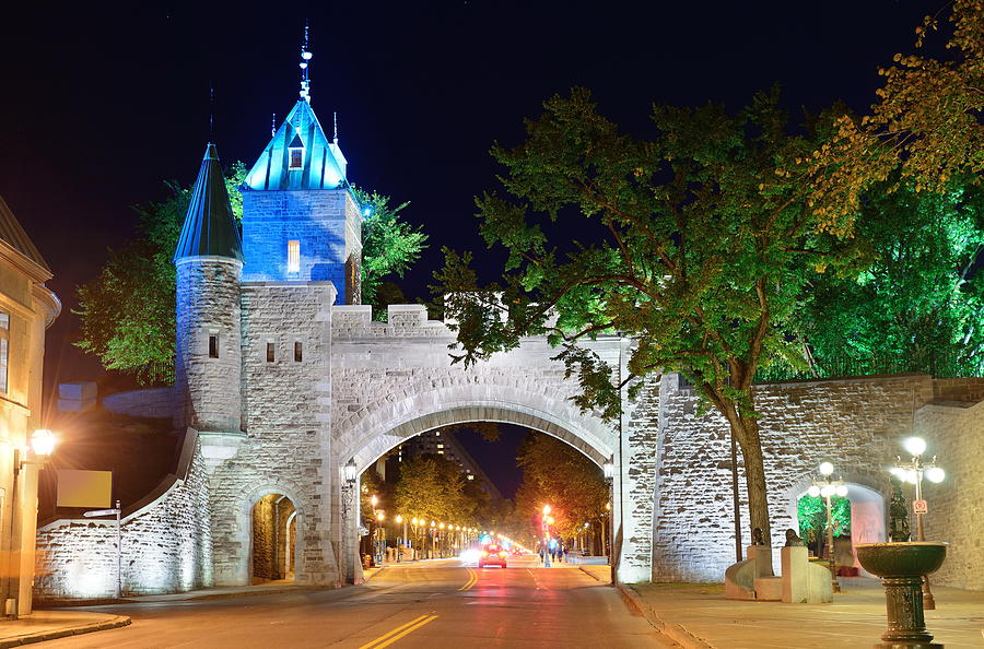 Porte Dauphine in Quebec City Photograph by Songquan Deng