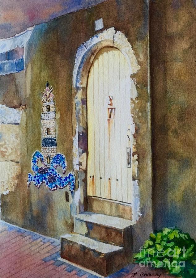 Porte de lIle Penotte - Les Sables d Olonne - Vendee - France Painting by Francoise Chauray