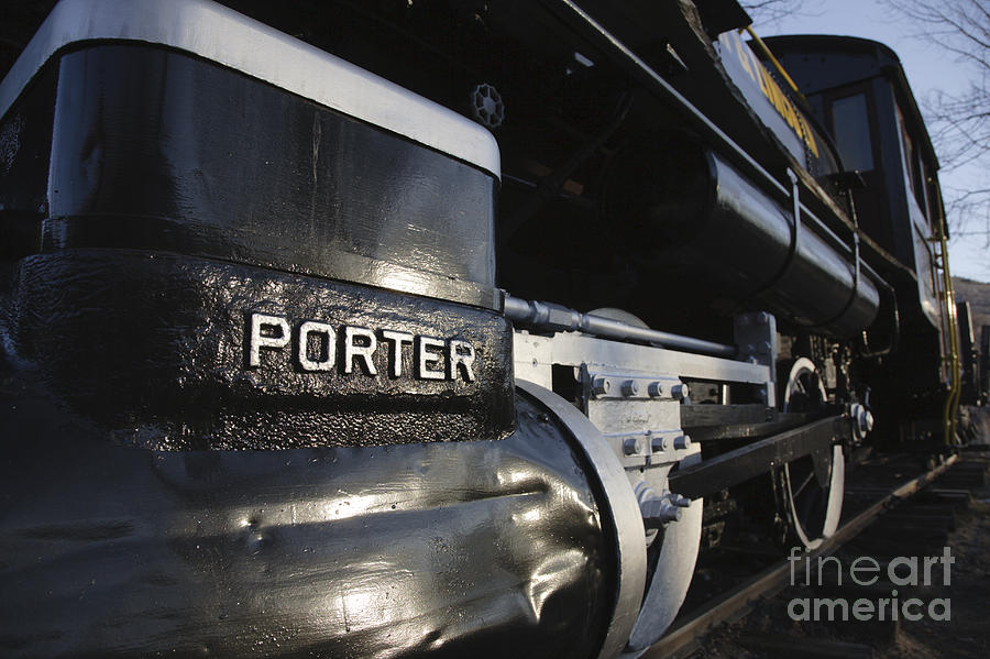 Porter 50 ton saddle tank engine locomotive  - Lincoln New Hampshire Photograph by Erin Paul Donovan