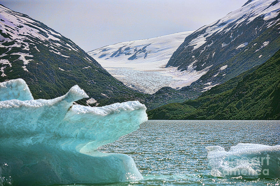 Porter Glacier Alaska  Photograph by Chuck Kuhn