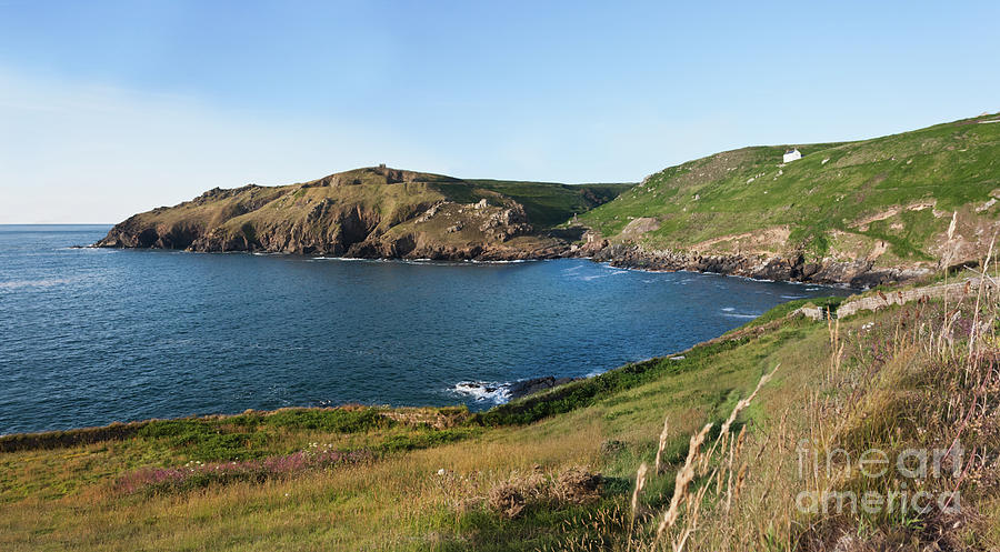 Porth Ledden Panorama Photograph by Terri Waters