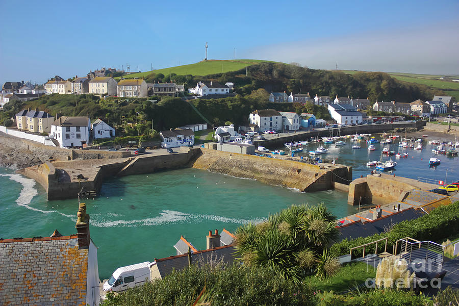 Porthleven Harbour Cornwall Photograph by Terri Waters