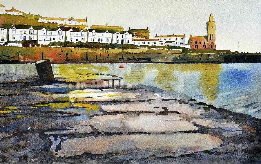 Porthleven Painting by Paul Dene Marlor