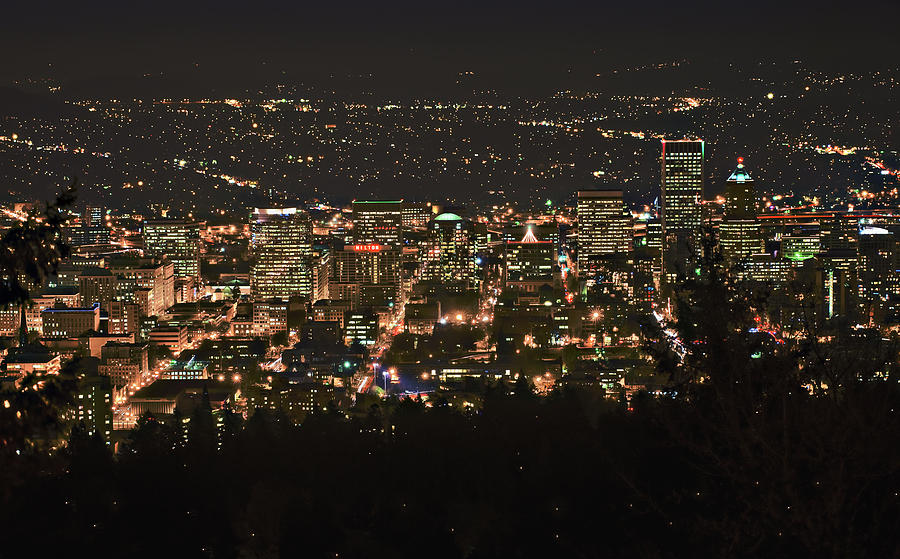 Portland from Pittock Photograph by John Christopher