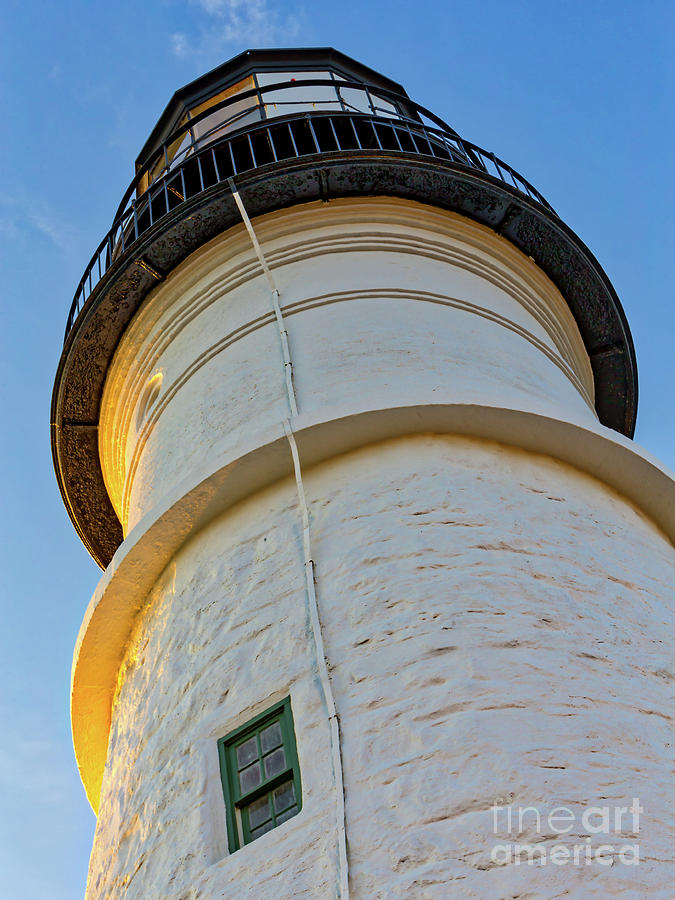 Architecture Photograph - Portland Head Light Cupola by Jerry Fornarotto