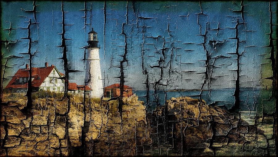 Summer Photograph - Portland Head Lighthouse 5 by Sherman Perry