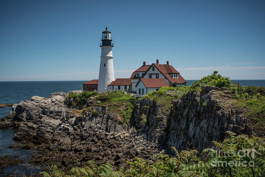 Portland Head Lighthouse Photograph by Judy Wolinsky