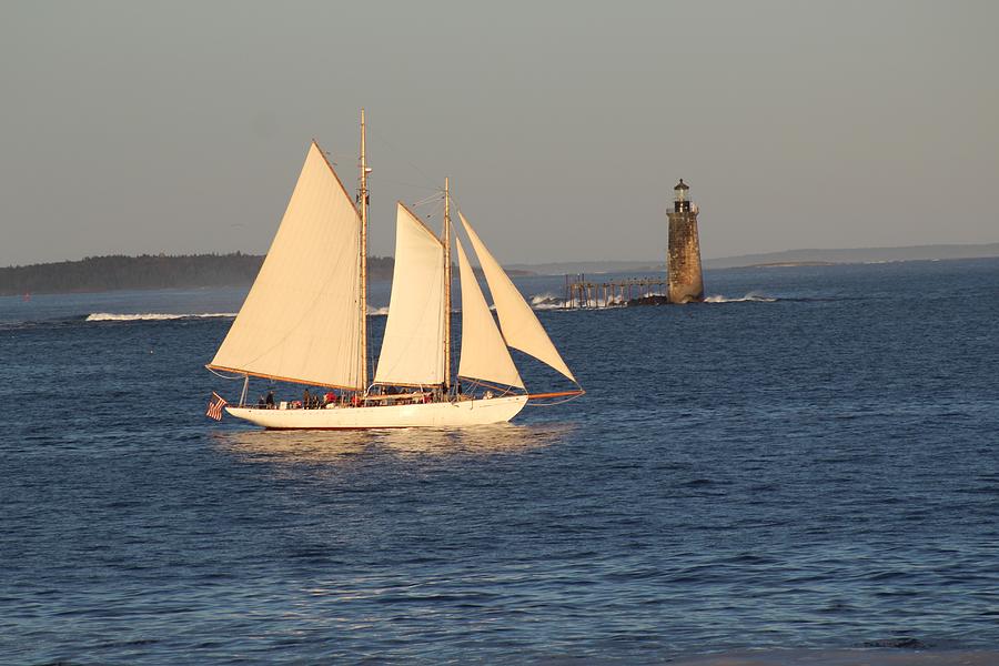 sunset boat cruise portland maine