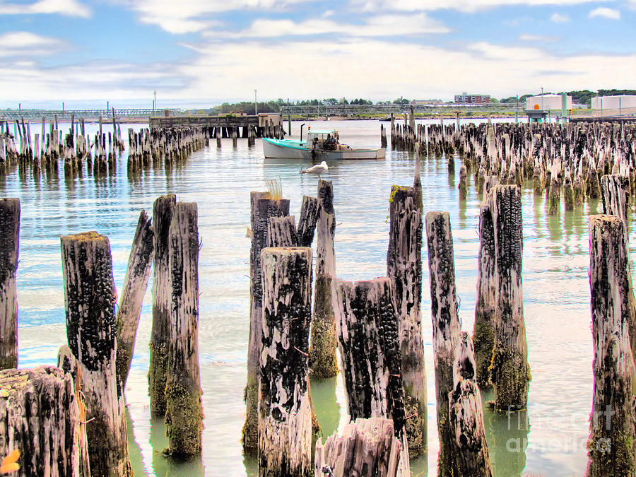 Portland Maine Historic Waterfront Photograph by Elizabeth Dow