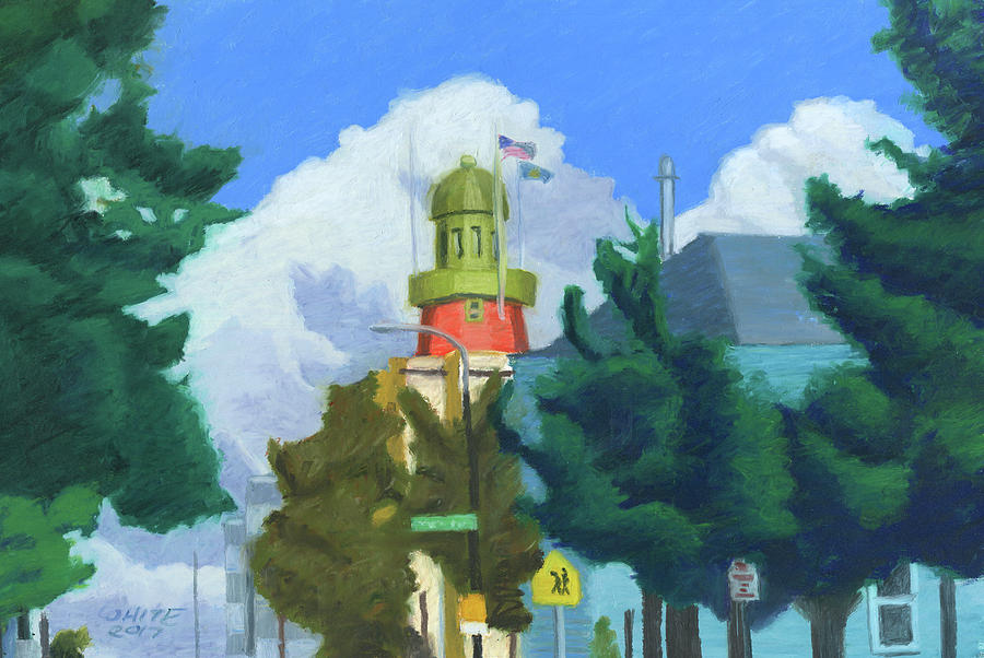 Portland Observatory From Congress Street by Dominic White Portland Observatory From Congress Street by Dominic White