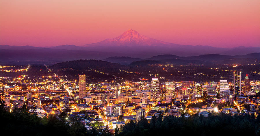 Portland Oregon Photograph by Russell Wells