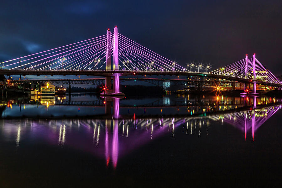 Portland Photograph - Portland Pretty In Pink by Wes and Dotty Weber