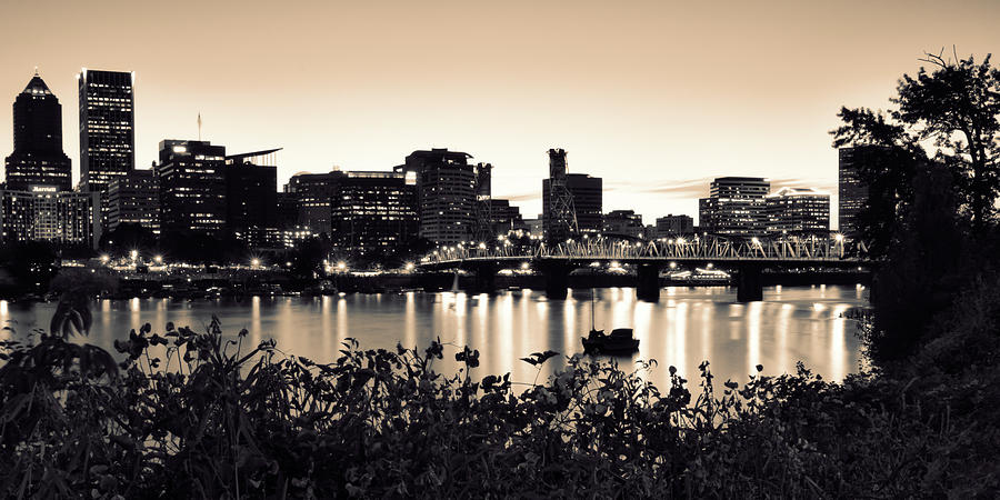 Portland Photograph - Portland Summer Night by Don Schwartz