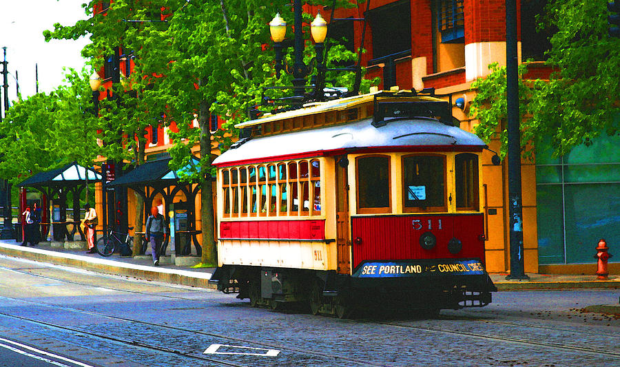 Portland Trolley Photograph by Margaret Hood