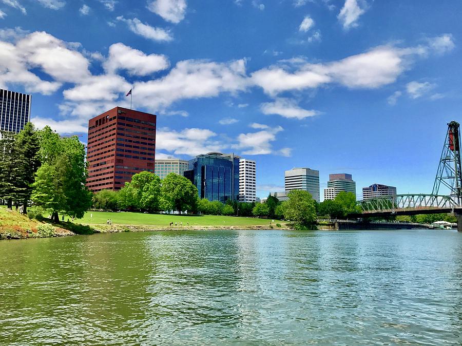 Portland Waterfront Photograph by Brian Eberly