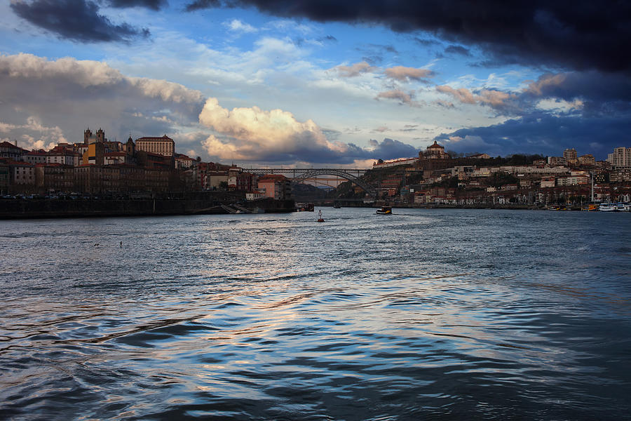 Porto and Vila Nova de Gaia River View Photograph by Artur Bogacki