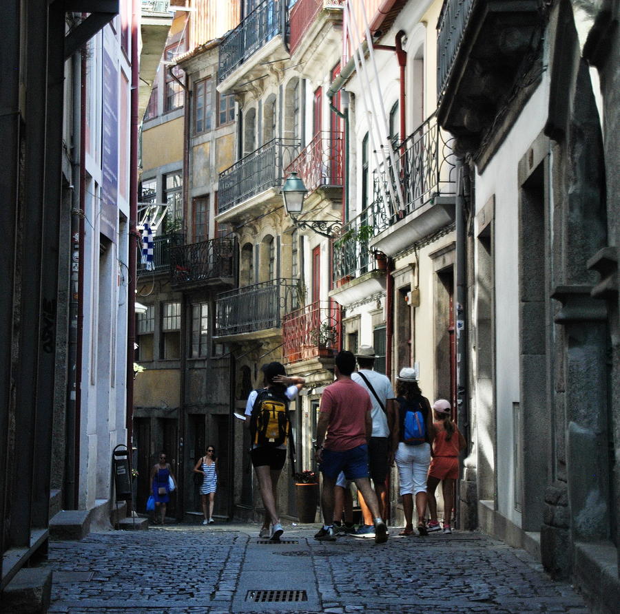  Porto City Street Photograph by Jacqueline M Lewis