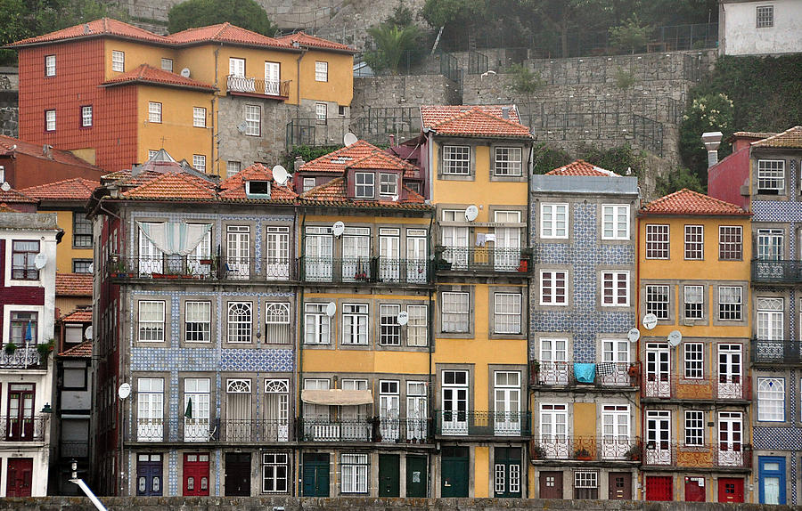 Skyline Photograph - Porto Neighbors by Allan Rothman