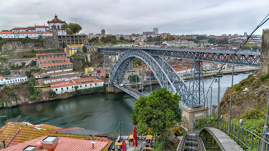 Porto Portugal Luis I Bridge Photograph by Alan Toepfer