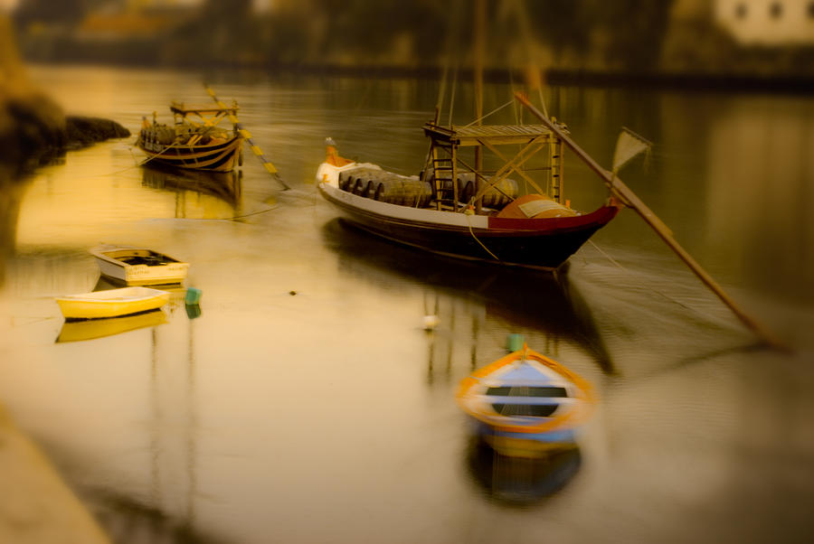 Summer Photograph - Porto Rabelo Boats by Antonio Costa