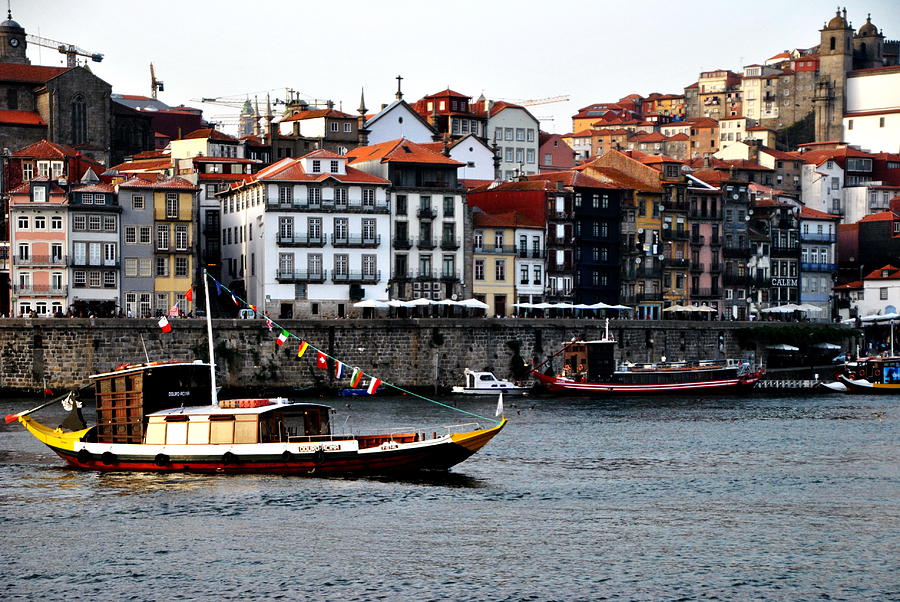 Porto Scene Photograph by Jacqueline M Lewis