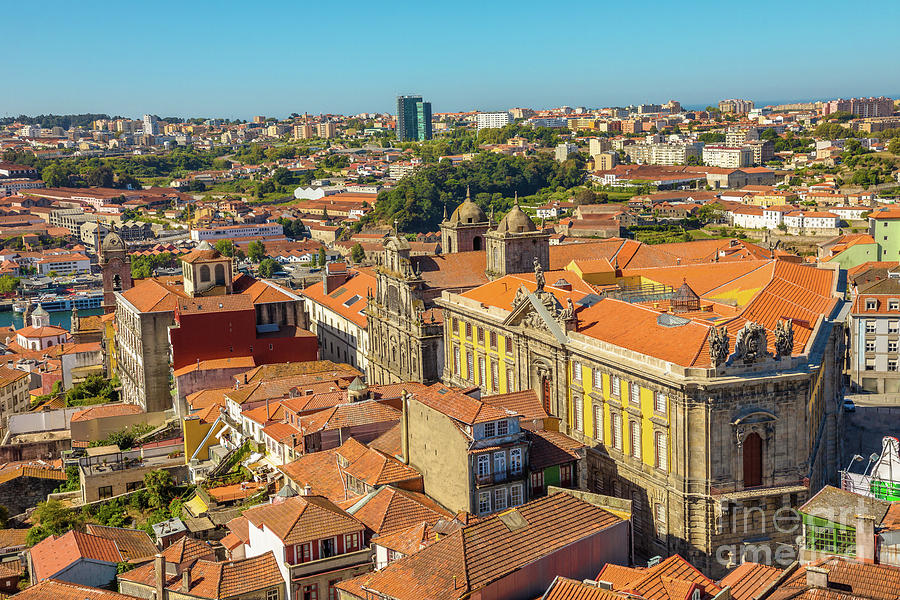 Porto skyline Portugal Photograph by Benny Marty