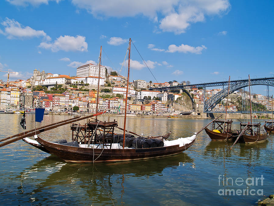 Porto Wine boats Photograph by Anastasy Yarmolovich