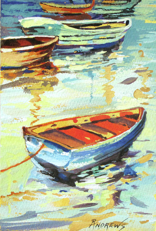 Portofino Passage Painting by Rae Andrews