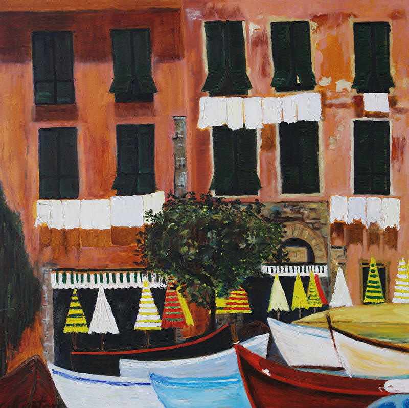 Portofino Painting by Robert Silverton