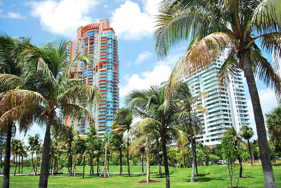 Portofino Towers 2 South Beach Miami Photograph by Amanda Vouglas