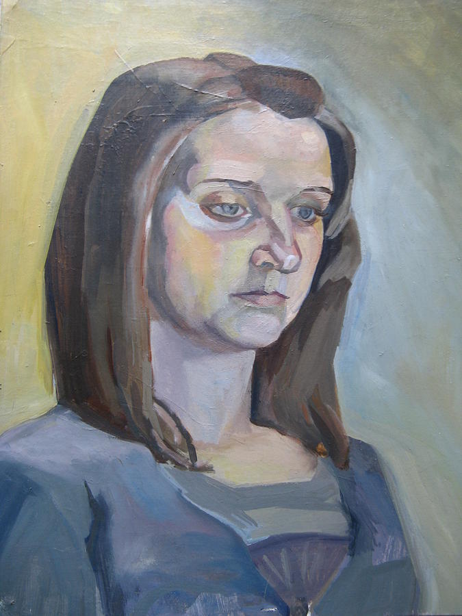 Portrait Painting - Portrait 2 by Maria Degtyareva