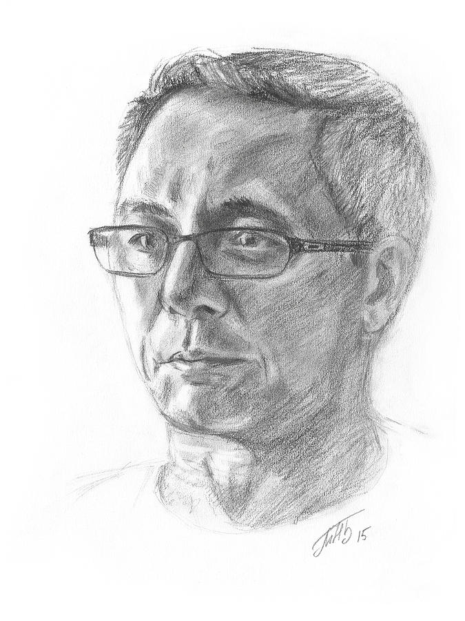 Portrait 2 Drawing by Masha Batkova