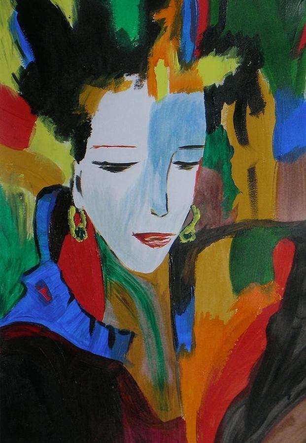 Portrait 2 Painting by Shibani Dara - Fine Art America