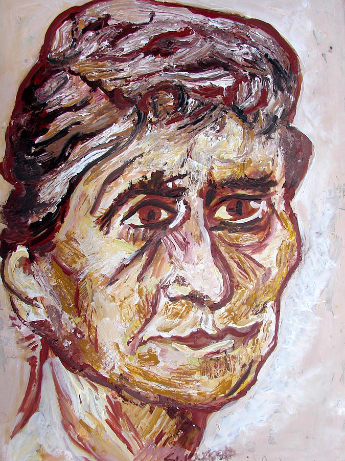 Portrait 4 Painting by Anand Swaroop Manchiraju