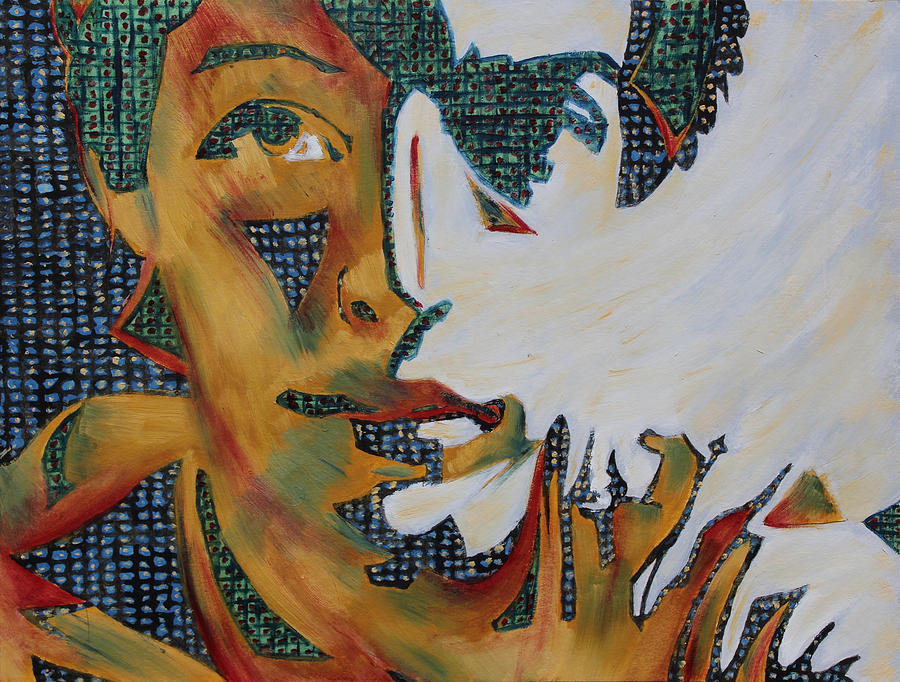 Abstract Painting - Portrait A by Ava Dahm