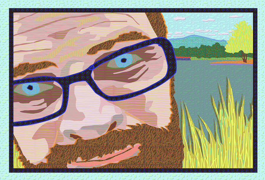 Portrait at Lake Junaluska Digital Art by Rod Whyte Portrait at Lake Junaluska Digital Art by Rod Whyte