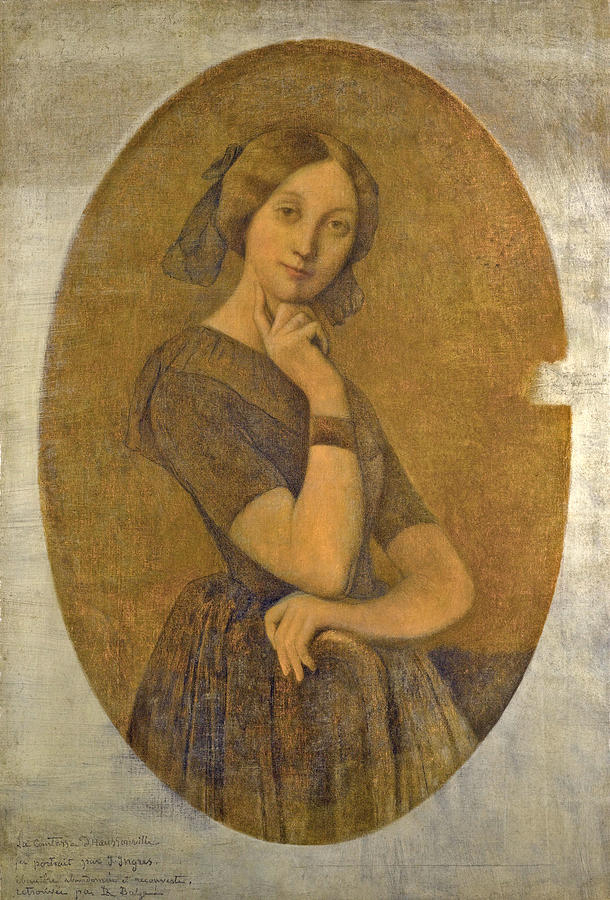 Portrait de la Comtesse dHaussonville Painting by Jean-Auguste-Dominique Ingres