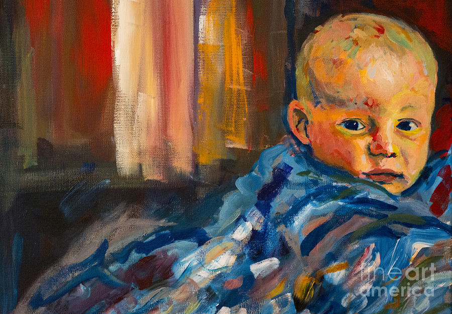 Portrait for a Mother Painting by Angelique Bowman