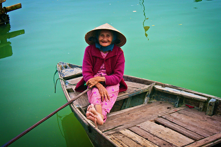 Hoi An Photograph - Portrait Hoi An Vietnam by Jamie Cain