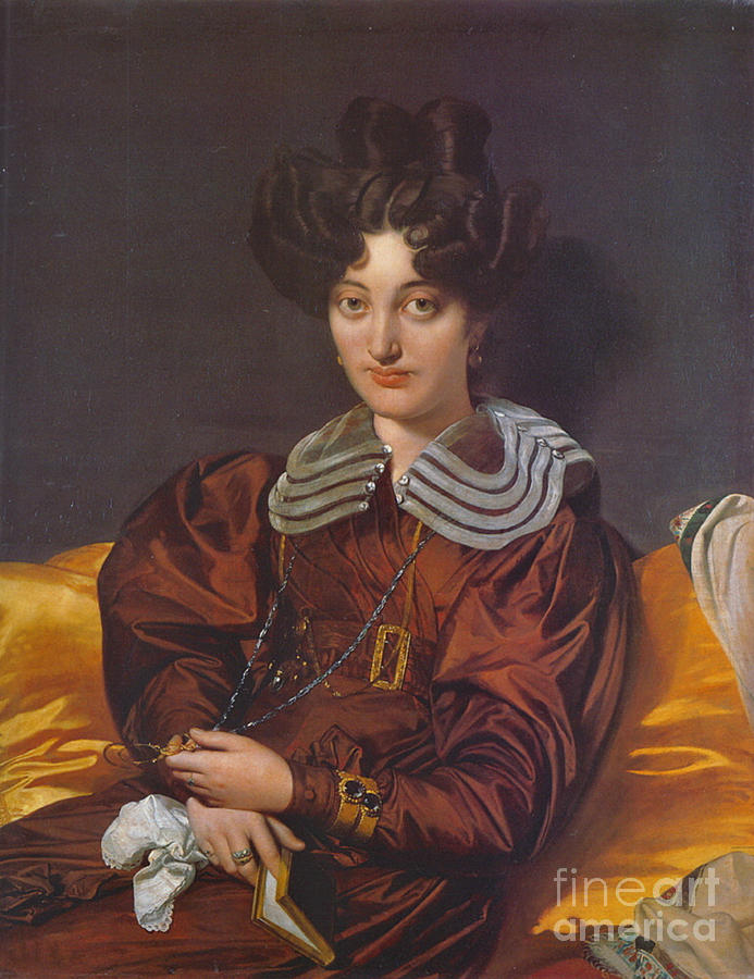Portrait Madame Marcotte 1826 Photograph by Padre Art