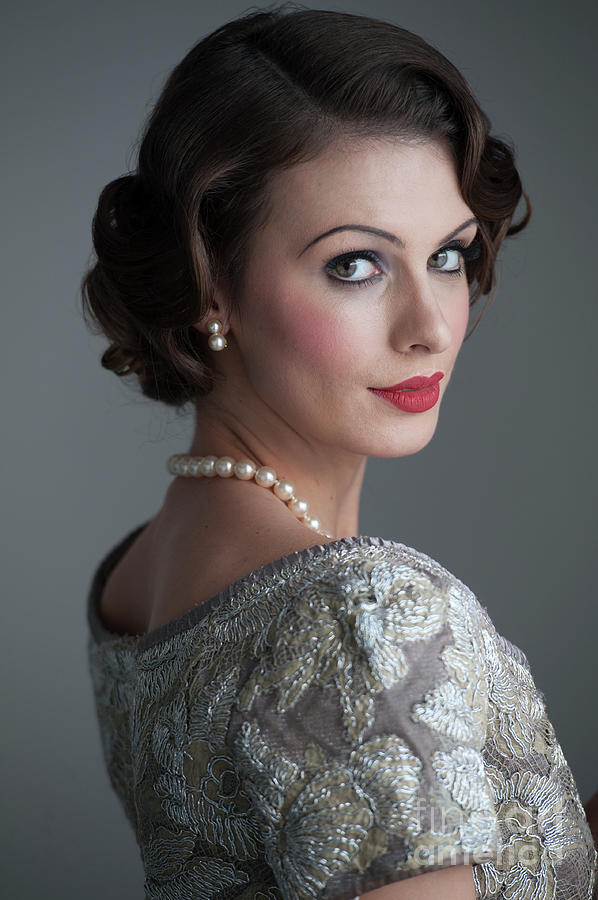 Portrait Of A Beautiful 1930s Woman From High Society Photograph By Lee Avison Pixels