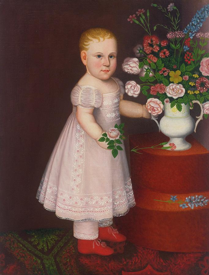 Portrait Of A Blond Painting by Zedekiah Belknap