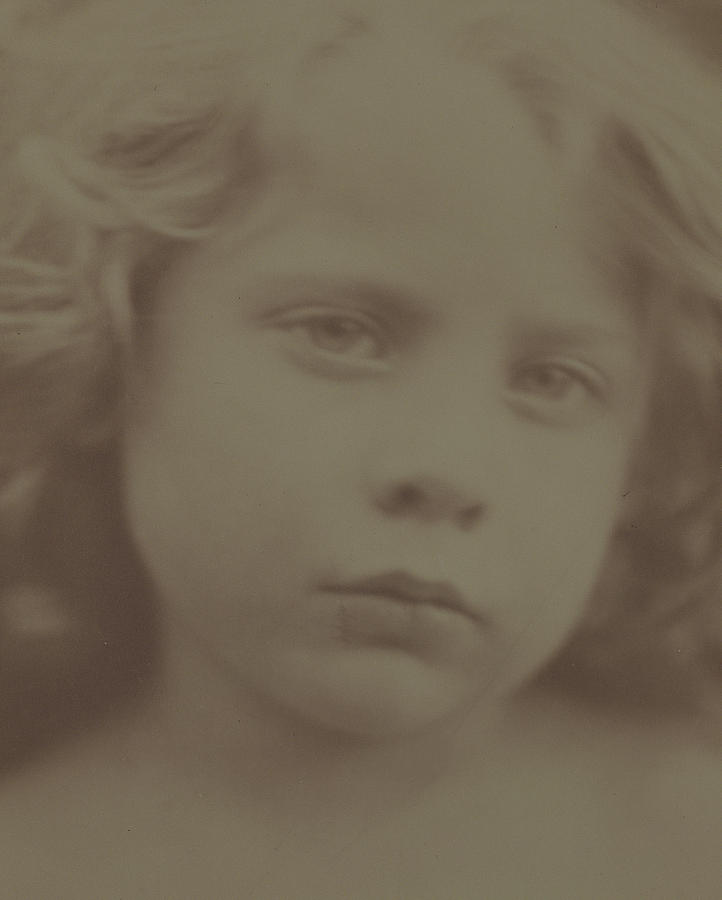 Up Movie Photograph - Portrait of a Child, 1866 by Julia Margaret Cameron