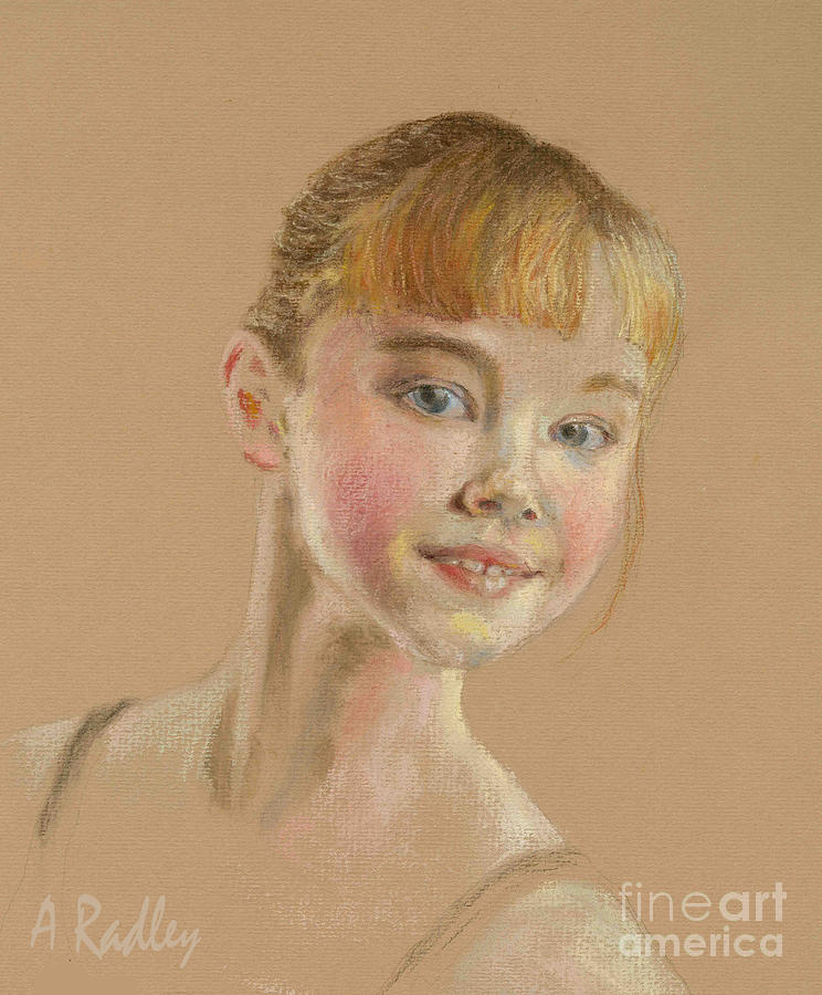 Portrait of a Dancer Painting by Ann Radley