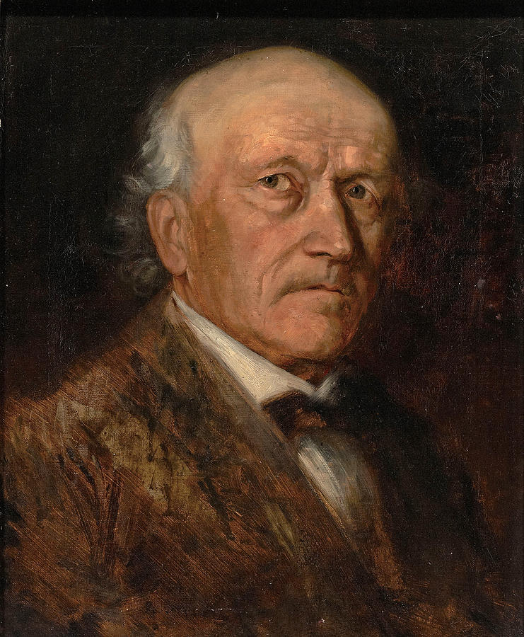 Portrait of a Gentleman Painting by Franz von Lenbach