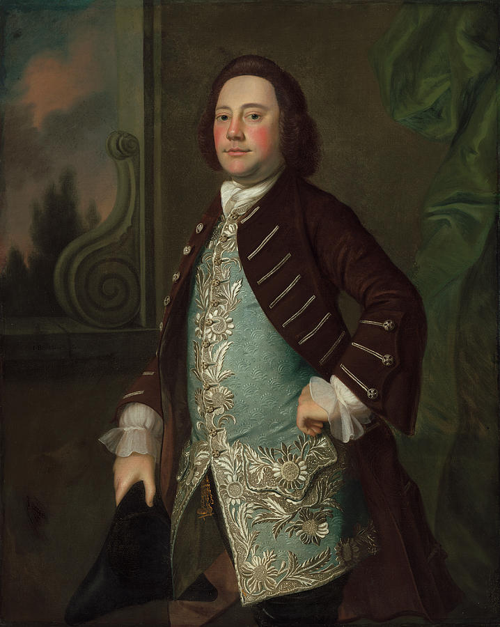 Portrait Of A Gentleman Painting by Joseph Blackburn