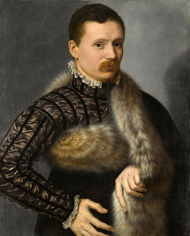 Portrait of a gentleman Painting by North Italian school Lombardy