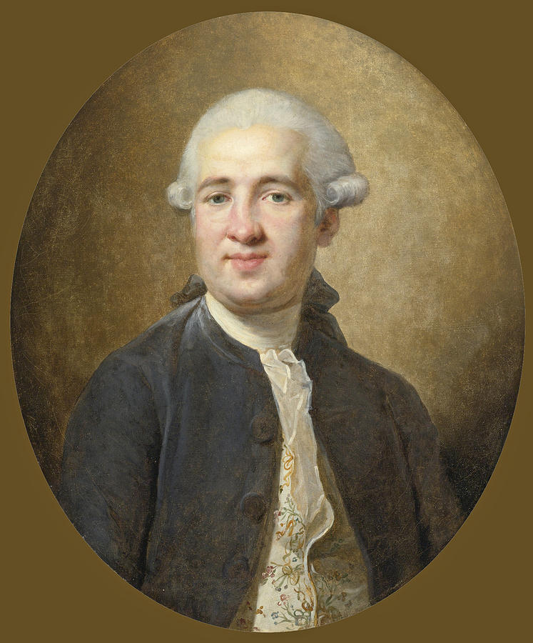 Portrait of a Gentleman presumably the Brother of the Comtesse de Verdun Painting by Louise Elisabeth Vigee Le Brun