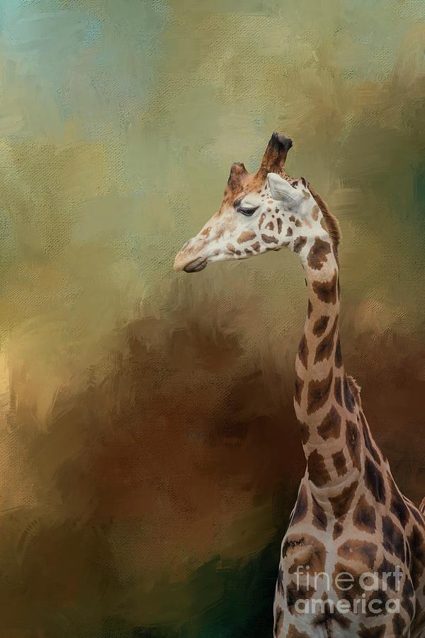 Portrait of a Giraffe Photograph by Eva Lechner