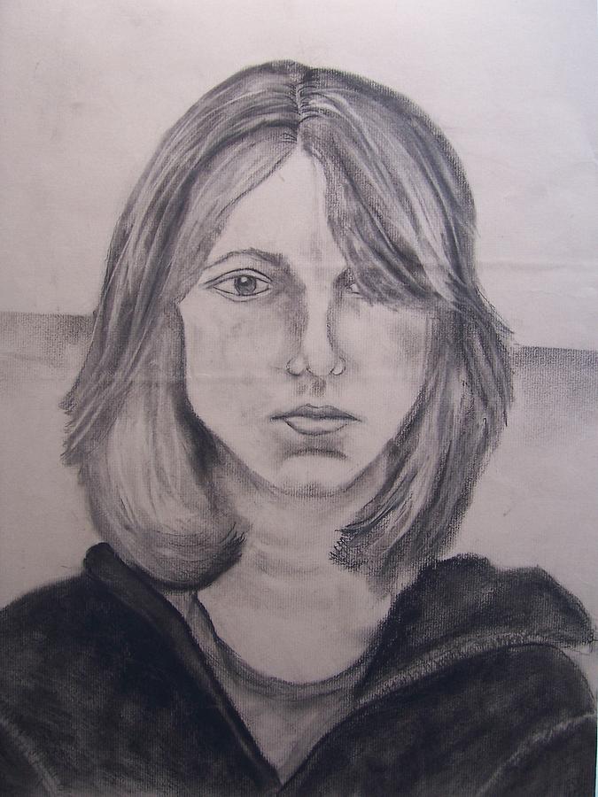 Portrait of a Girl in Classroom 2 Drawing by Ashley Seymour | Fine Art ...